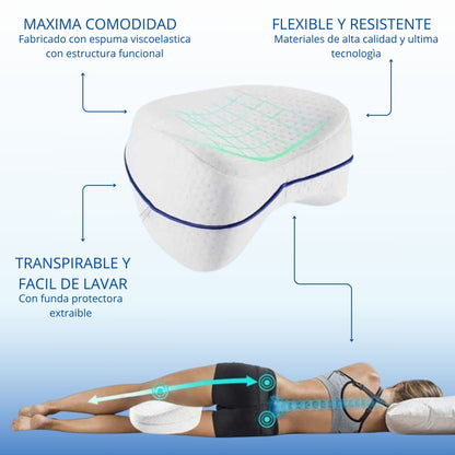 Almohada Ergonómica para Mejorar la Postura y Eliminar Dolores de espalda y cadera